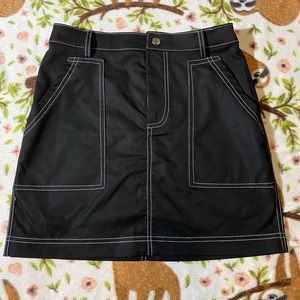 Forever 21 contrast stitching mini skirt